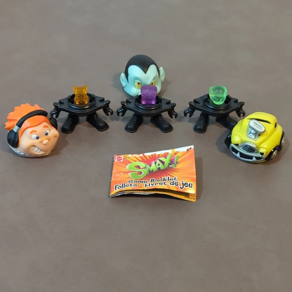 2004 Mattel Smax Game Characters Hott Rodd Fangster Shredhead Dracula Muscle Car